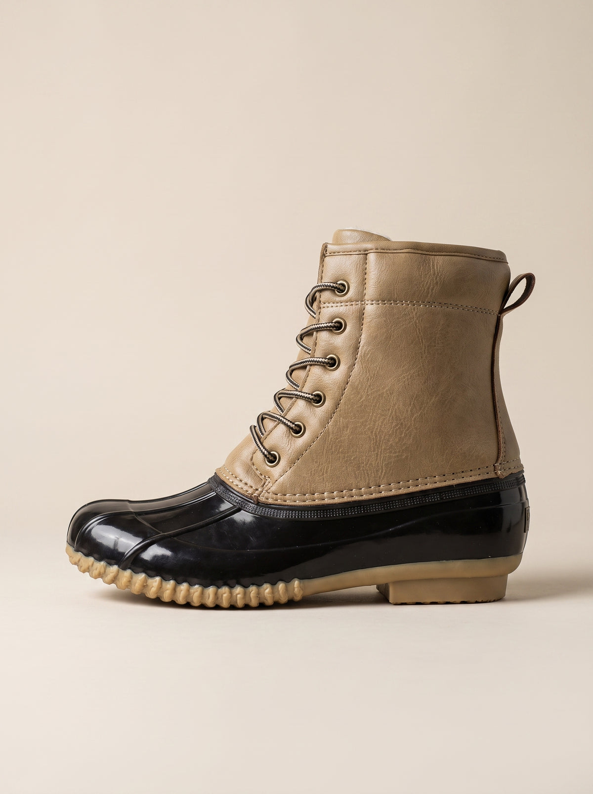 Winterstiefel Beige