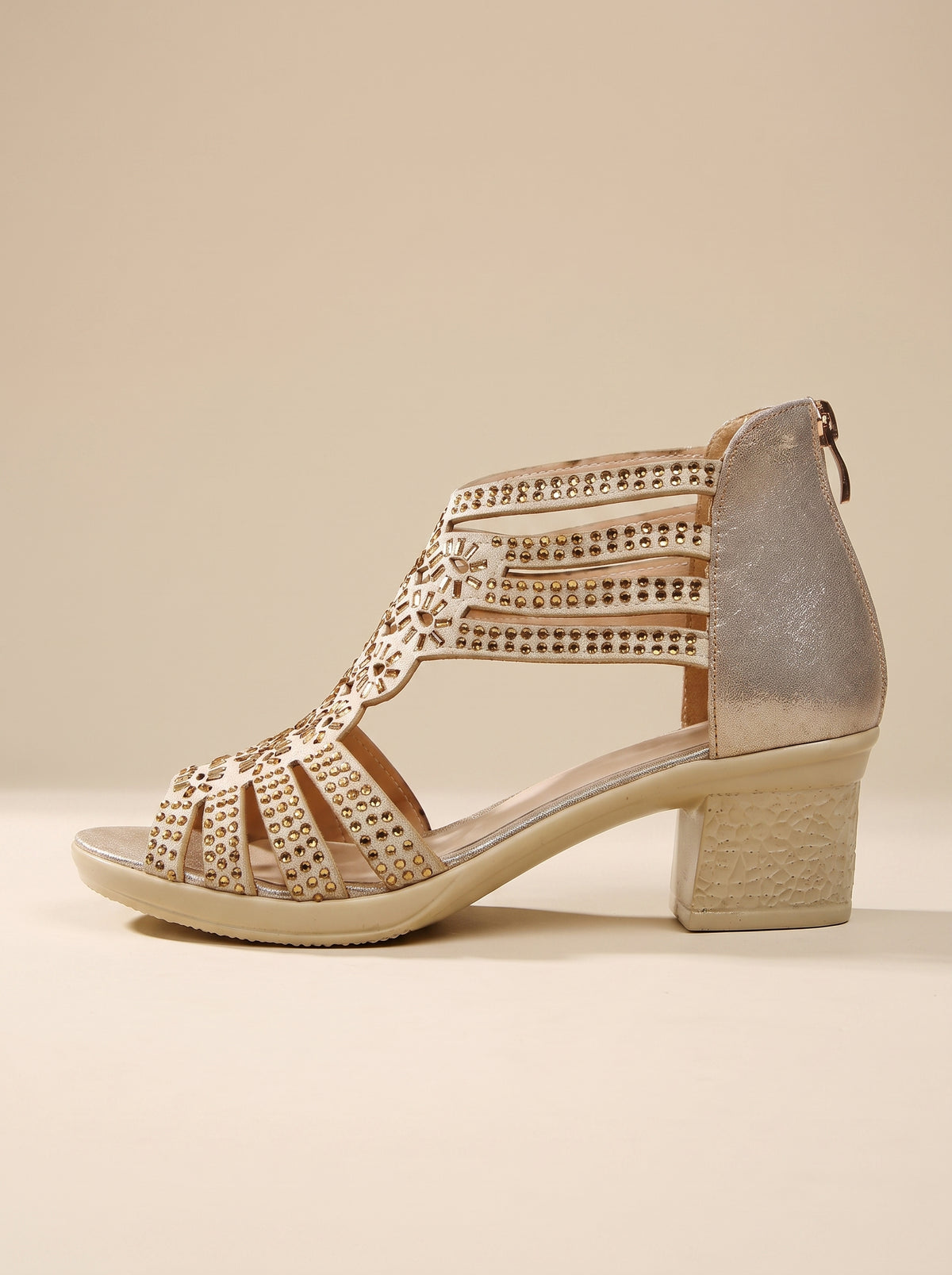 Riemchensandalette Schwarz