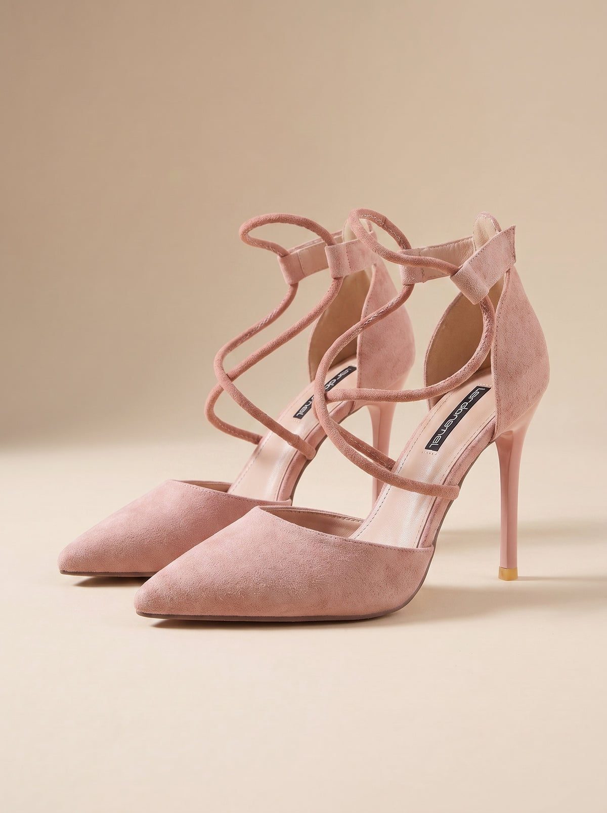 Riemchen Pumps Rosé