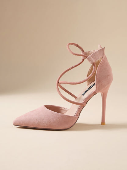 Riemchen Pumps Rosé