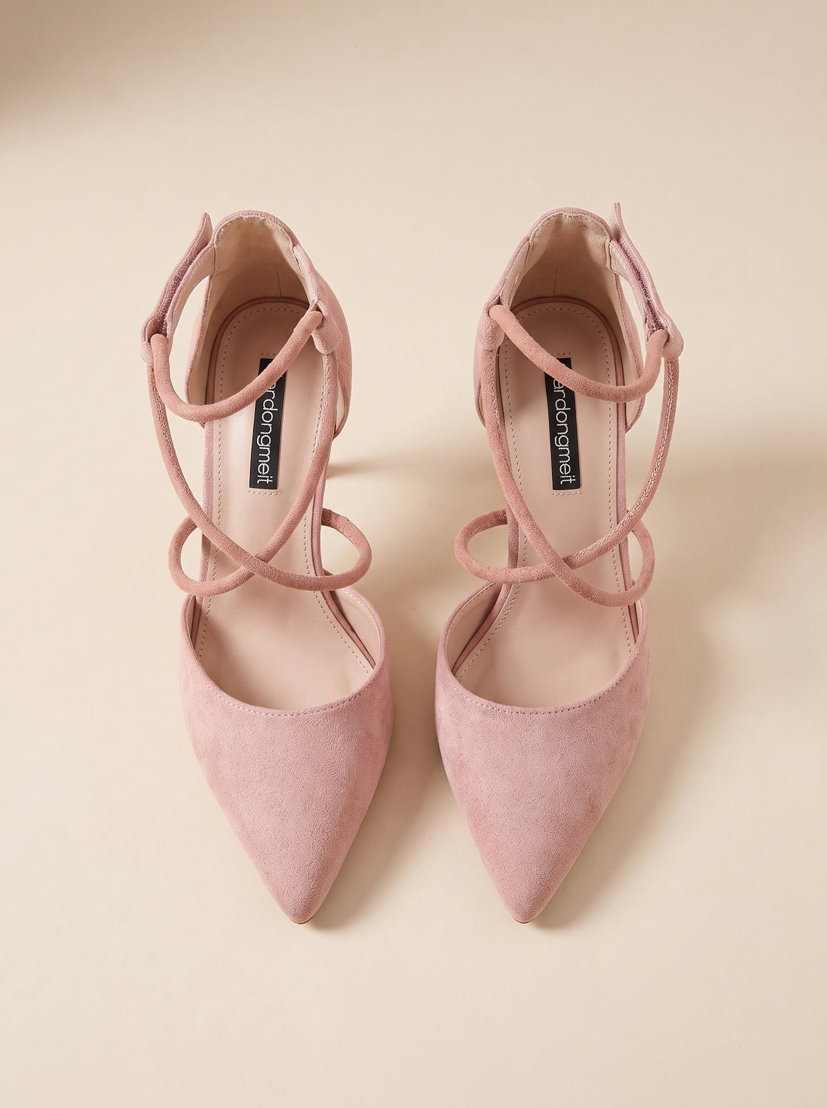 Riemchen Pumps Rosé