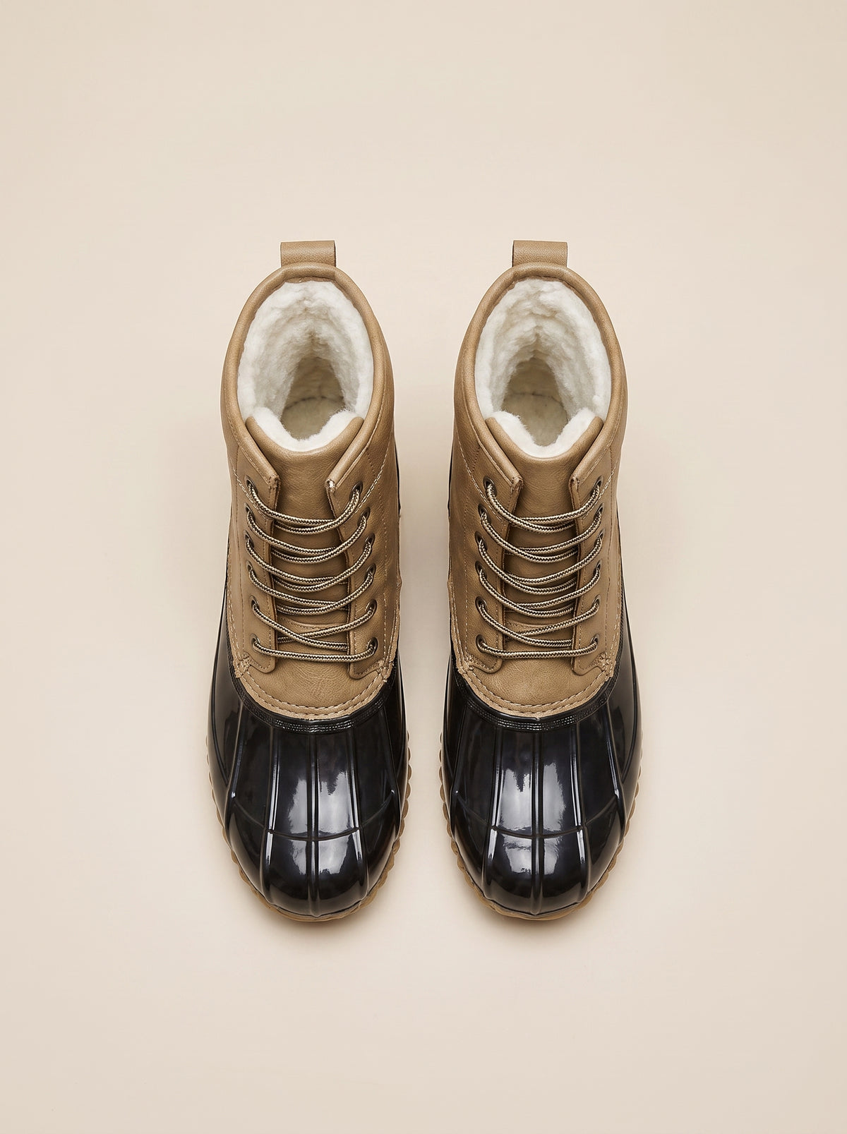 Winterstiefel Beige